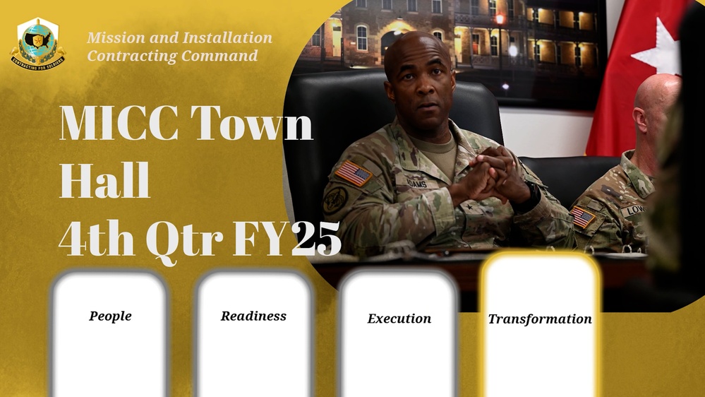 DVIDS - Video - MICC 4th quarter FY25 Town Hall recap