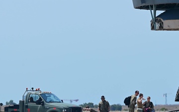 12th Air Task Force Airmen transfer cargo during exercise Bamboo Eagle 25-3 (B-Roll)