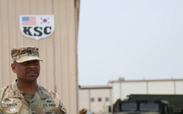 Command Sgt. Maj. Kevin I. Gibson Assumes Responsibility of Korean Service Corps Battalion