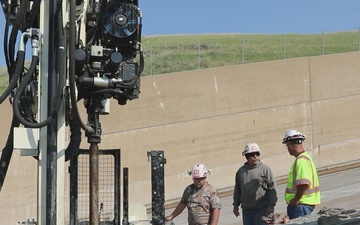 Garrison Dam Spillway Modification Update: August 2025