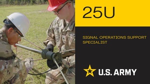 MOS 25U- Signal Operations Support Specialist-30 Second Version