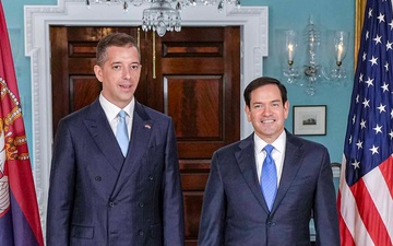 Secretary Rubio meets with Serbian Foreign Minister Marko Djuric