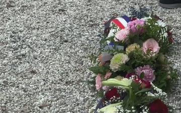 D-Day Ceremony at Eisenhower Statue, Normandy