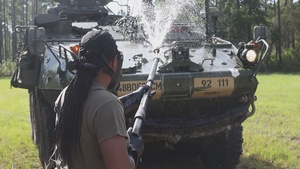 92nd Chemical Co. DECON training B-Roll