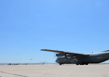 A C-130J prepares for takeoff during exercise Bamboo Eagle 25-3 (Time-Lapse B-Roll)