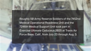 Army Reserve integrates into multi-service, multi-agency Ultimate Caduceus 2025