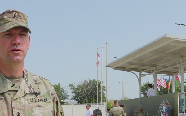 Agile Spirit 25 - Command Sgt. Maj. James Seifert (A-Roll)