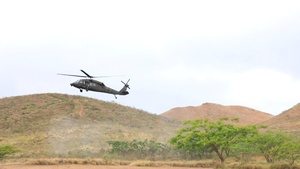 B-Roll Caribbean Thunder 2025 UH-60 Black Hawk Conducts Resupply Mission Across Puerto Rico