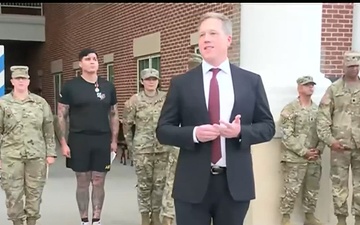 Fort Stewart Senior Commander Briefs Media