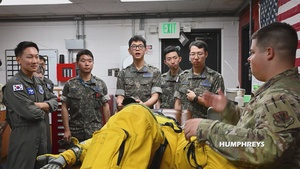 R.O.K AF Interpreters tour Osan Air Base