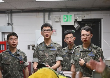 R.O.K AF Interpreters tour Osan Air Base