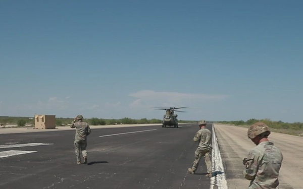 101st Division Sustainment Brigade conducts elevator drill training in support of southern border mission