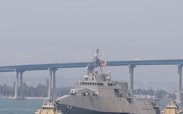 USS Savannah (LCS 28) Returns To Homeport