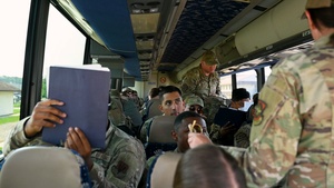 Airmen arrive to participate in Exercise Northern Strike 25-2
