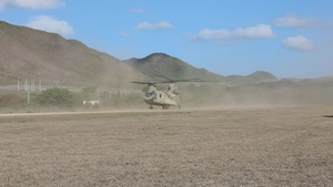 Caribbean Thunder 25, Chinook landing, hovering