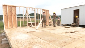 372nd Engineer Company Troop Projects at Fort McCoy WI.