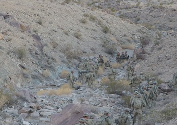 1-167th Infantry Regiment Conducts Attack on OPFOR at NTC B-Roll