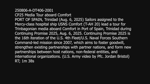 CP25 Media Tour aboard the Comfort