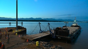 U.S. Soldiers conduct port opening operations during Arctic Edge 2025