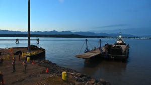 B-Roll: U.S. Soldiers conduct port opening operations during Arctic Edge 2025