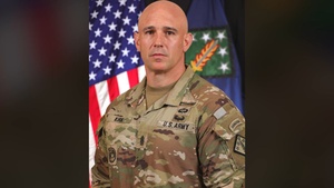 U.S. Army Infantryman assumes responsibility for premiere CBRNE formation