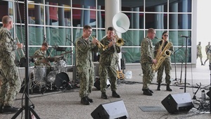 CP25 USFF Band Performs at C3 Mall in San Fernando