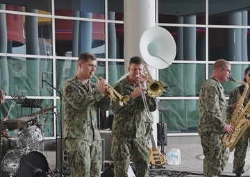 CP25 USFF Band Performs at C3 Mall in San Fernando