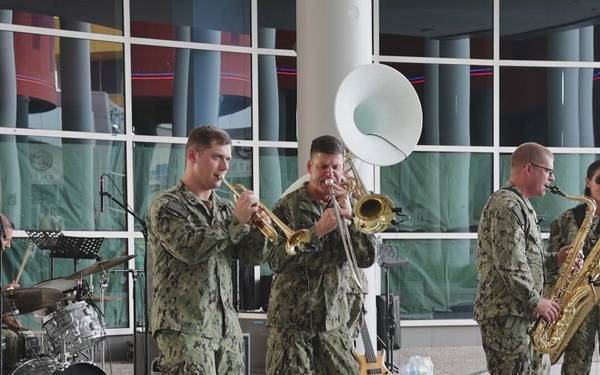 CP25 USFF Band Performs at C3 Mall in San Fernando