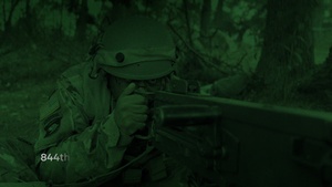 844th Engineer Battalion Attacked In Complete Darkness