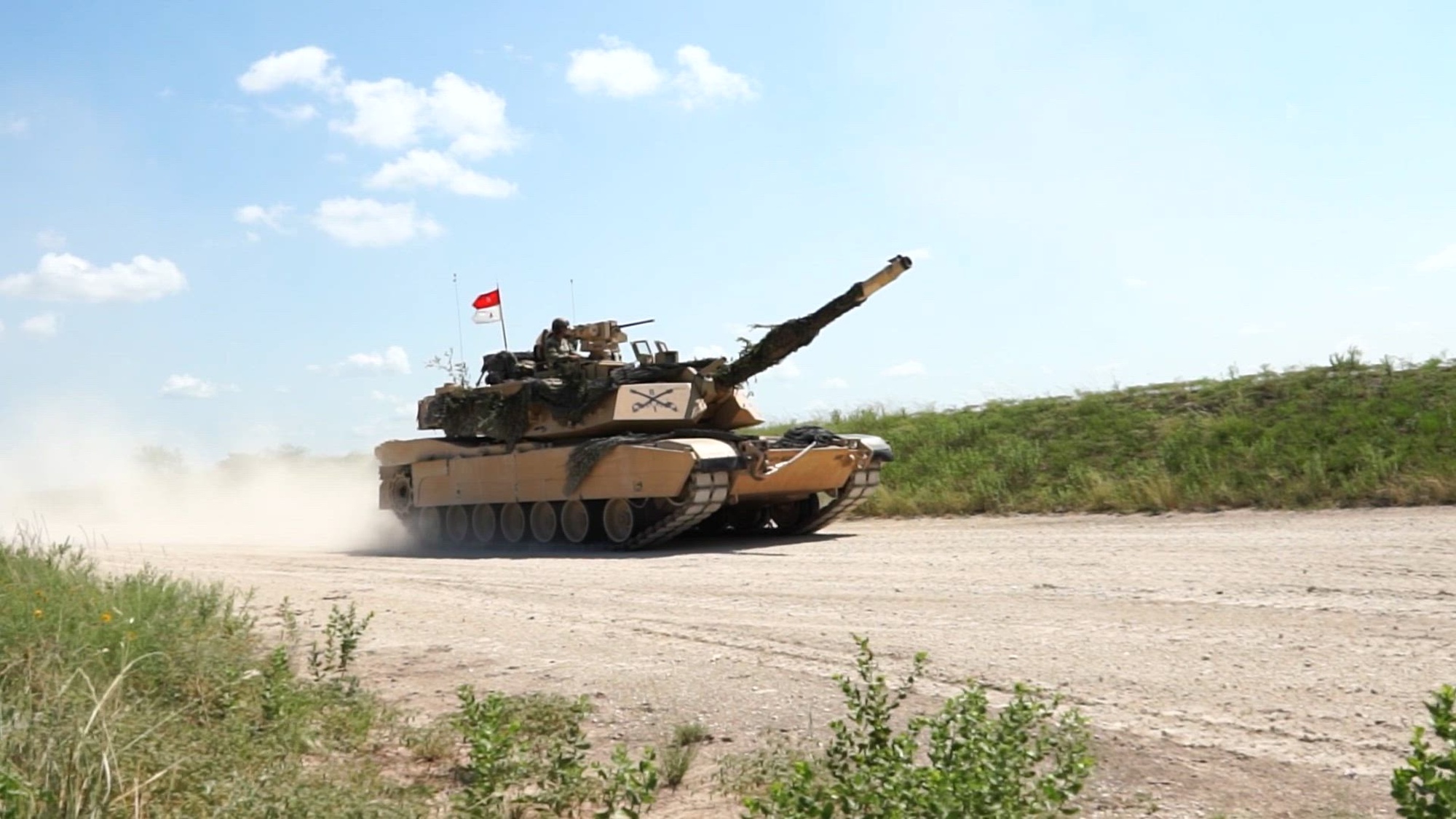 1st Cavalry Division, 2nd Armored Brigade Combat Team, Blackjack, executes transformation in contact as part of Pegasus Forge at Fort Hood, Texas, 6 Aug, 2025. This exercise is focused on experimenting with cutting-edge small Unmanned Aerial Systems (sUAS), marking a significant step in the brigade’s modernization efforts. (U.S. Army video by 1st Cavalry Division Public Affairs)