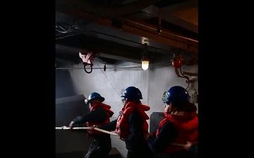Abraham Lincoln conducts routine operations