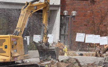 USACE Debris Removal from a Multi-family Property in Pacific Palisades damaged by January 2025 southern California wildfires