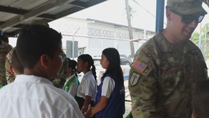 U.S. Navy holds health fair for school in Panama