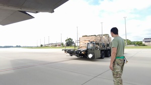 647th Quartermaster Company Airfield Repair Kit Loading B-Roll