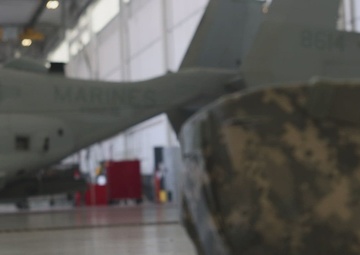 B-Roll: Marines and Sailors with 3rd MAW host 182nd Airlift Wing medical training