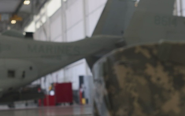 B-Roll: Marines and Sailors with 3rd MAW host 182nd Airlift Wing medical training