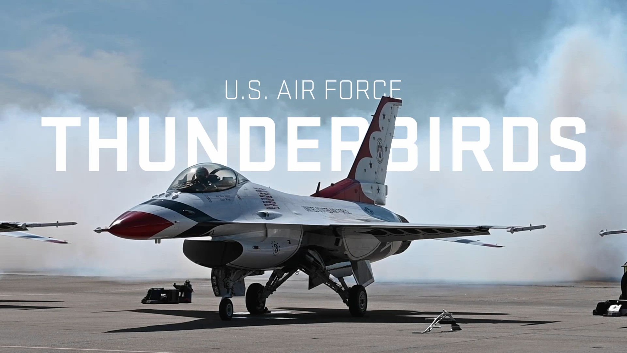 The U.S. Air Force Air Demonstration Squadron "Thunderbirds" serve as America's premier air demonstration squadron, entrusted with the vital mission to recruit, retain and inspire past, present and future airmen.