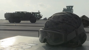 MWSS-172 Marines check fuel during FARP