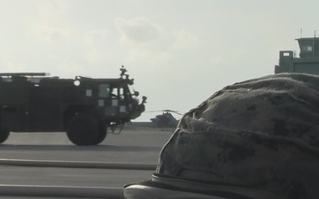 MWSS-172 Marines check fuel during FARP