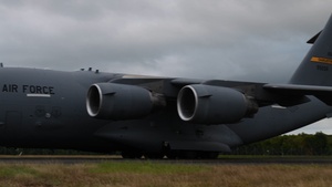 JB Charleston performs an elephant walk for Talisman Sabre 2025