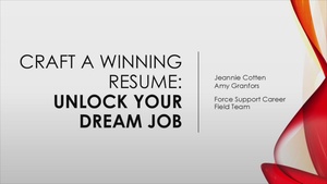 Craft a Winning Resume - Operations Version