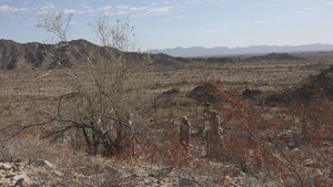 JTF-SB Marines execute Yuma National Defense Area signage emplacement