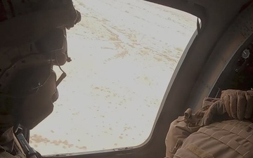 JTF-SB Marines execute aerial insert for Yuma National Defense Area signage emplacement