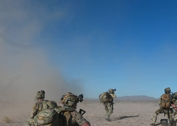 U.S. Air Force Air Commandos and Czech Republic special operations forces members conduct personnel recovery mission