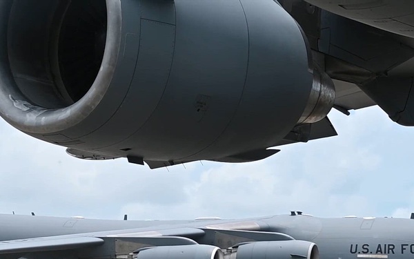 U.S. Air Force and U.S. Marine Corps train airlift capabilities in the Indo-Pacific