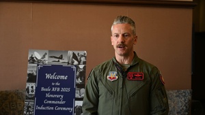 2025 Beale Honorary Commander Induction Ceremony