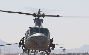 HMLA-367 conducts flight operations during SLTE 4-25