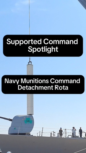NAVSTA Rota Navy Munitions Command Supported Command Spotlight