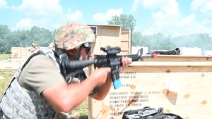 Fort Custer base defense training B-Roll
