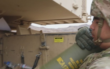 Forward Observers Conduct Joint Training Exercise at National Training Center